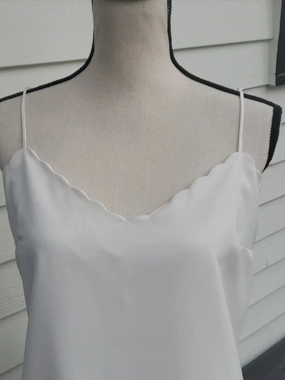 J. Crew Scalloped Hem Cami Size 12 | Scallop Hem Sleeveless Top